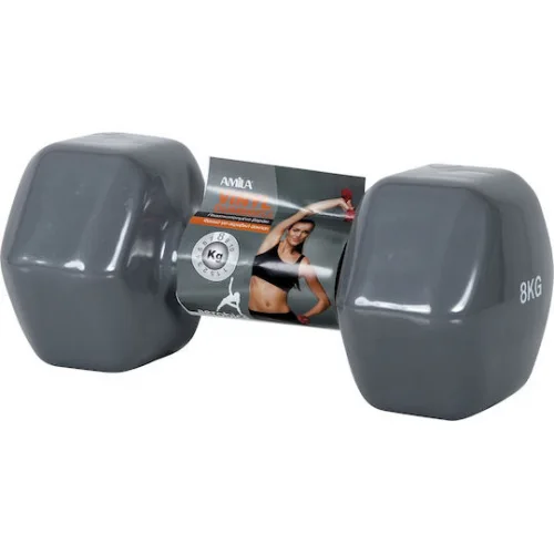 AMILA Βαράκι Εξάγωνο Βινυλίου 1 x 8.0kg