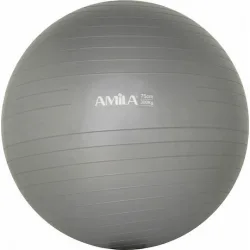 AMILA Μπάλα Pilates 75cm , 1.7kg σε Γκρι Χρώμα