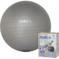 AMILA Μπάλα Pilates 75cm , 1.7kg σε Γκρι Χρώμα