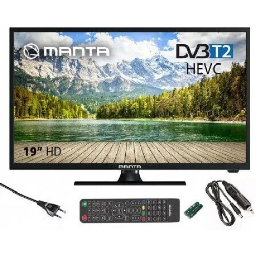 Manta Τηλεόραση 19" HD Ready LED 19LHN123D (2023)