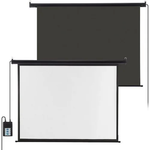 Conceptum Ηλεκτρική Οθόνη Προβολής Projector Τοίχου CON-EP100 με Λόγο Εικόνας 16:9 / 4:3 200x153cm / 100"
