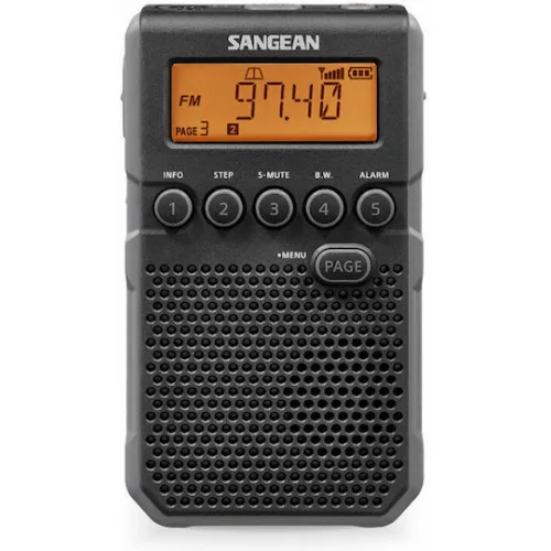 Sangean DT-800 Ραδιοφωνάκι Μπαταρίας Μαύρο
