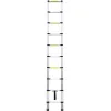 Bormann Τηλεσκοπική Σκάλα Αλουμινίου Διπλή 14 Σκαλιών Μέγιστου Ύψους 4.1m BHL7030
