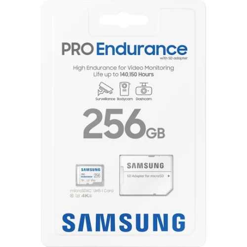 256GB SAMSUNG MicroSDXC PRO ENDURANCE
