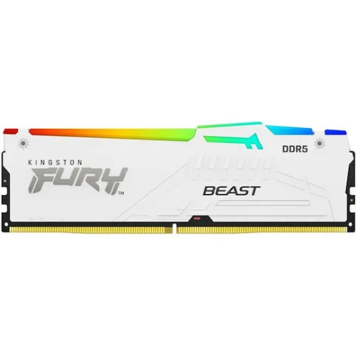 Kingston Fury Beast RGB DDR5 16GB RAM με 2x8GB Modules και Ταχύτητα 5200 για Desktop