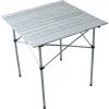 Campus Τραπέζι Αλουμινίου για Camping Πτυσσόμενο 70x70x70cm Λευκό