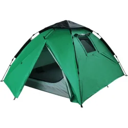 Campus Kenya Αυτόματη Σκηνή Camping Igloo Πράσινη 3 Εποχών για 3 Άτομα 205x205x135εκ. Campus Kenya Αυτόματη Σκηνή Camping Igloo Πράσινη 3 Εποχών για 3 Άτομα 205x205x135εκ.