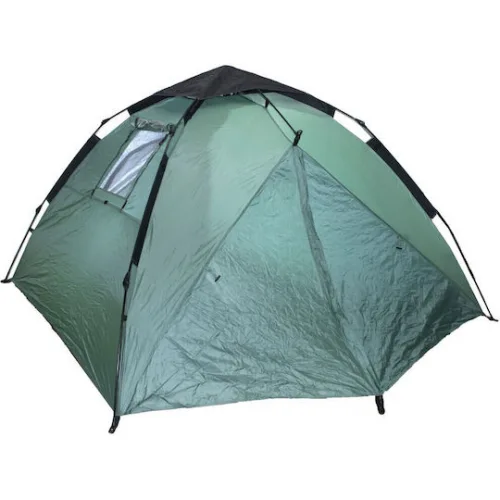 Campus Kenya Αυτόματη Σκηνή Camping Igloo Πράσινη 3 Εποχών για 3 Άτομα 205x205x135εκ.