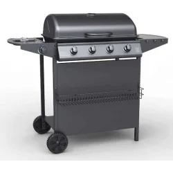 Campfire Ψησταριά Υγραερίου Σχάρας 55x37εκ. με 4 Εστίες 11.6kW και Πλαϊνό Μάτι Campfire Ψησταριά Υγραερίου Σχάρας 55x37εκ. με 4 Εστίες 11.6kW και Πλαϊνό Μάτι