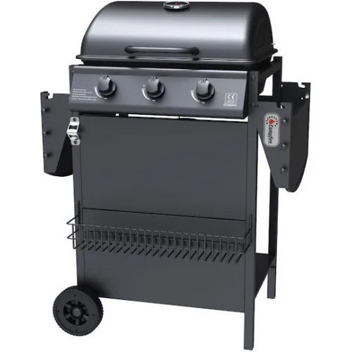 Campfire Ψησταριά Υγραερίου Σχάρας 49x37εκ. με 3 Εστίες 13.9kW