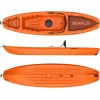 Seaflo SF-1003 Πλαστικό Kayak Θαλάσσης 1 Ατόμου Πορτοκαλί