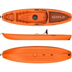 Seaflo SF-1003 Πλαστικό Kayak Θαλάσσης 1 Ατόμου Πορτοκαλί