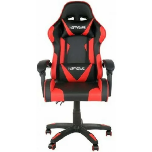 Velco 66-37024 Καρέκλα Gaming Δερματίνης Μαύρο/Κόκκινο