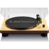 Lenco LS-50 LEN-LS50WD Πικάπ Belt Drive με Προενίσχυση και Ενσωματωμένα Ηχεία Καφέ