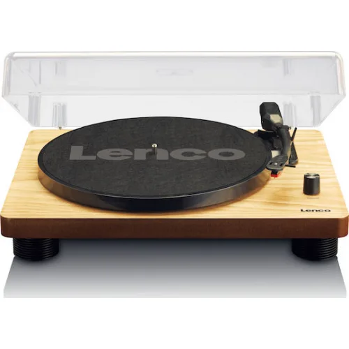 Lenco LS-50 LEN-LS50WD Πικάπ Belt Drive με Προενίσχυση και Ενσωματωμένα Ηχεία Καφέ