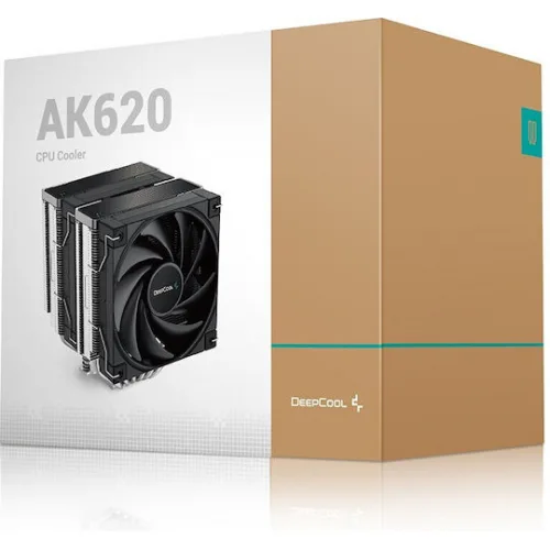 Deepcool AK620 Ψύκτρα Επεξεργαστή Διπλού Ανεμιστήρα για Socket AM4/1200/115x
