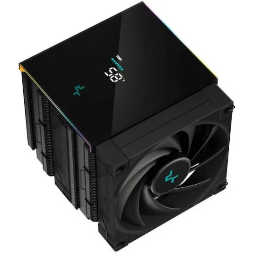 Deepcool AK620 Digital Ψύκτρα Επεξεργαστή Διπλού Ανεμιστήρα για Socket AM4/AM5/1200/115x/1700 με ARGB Φωτισμό