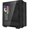 Deepcool CC560 ARGB v2 Gaming Midi Tower Κουτί Υπολογιστή με Πλαϊνό Παράθυρο Μαύρο