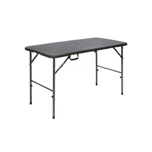 Πλαστικό Τραπέζι Catering Εξωτερικού Χώρου Πτυσσόμενο Μαύρο 120x60x74εκ.