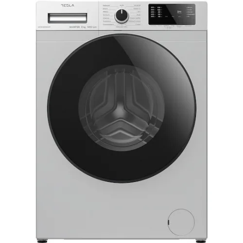 Tesla Πλυντήριο Ρούχων 8kg με Τεχνολογία Ατμού 1400 Στροφών WF81460KSGR