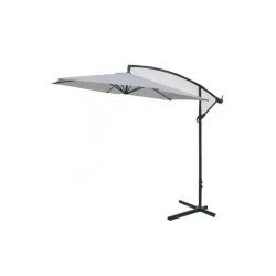 Ομπρέλα Δαπέδου Στρογγυλή Αλουμινίου Εκρού Φ3m