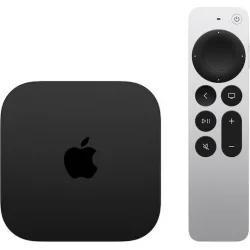 Apple TV Box MN893 4K UHD με WiFi και 128GB Αποθηκευτικό Χώρο με Λειτουργικό tvOS και Siri