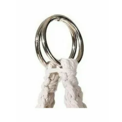 Κρεμαστή Κούνια Πολυθρόνα Rattan Εκρού Μ80xΠ60xΥ60cm