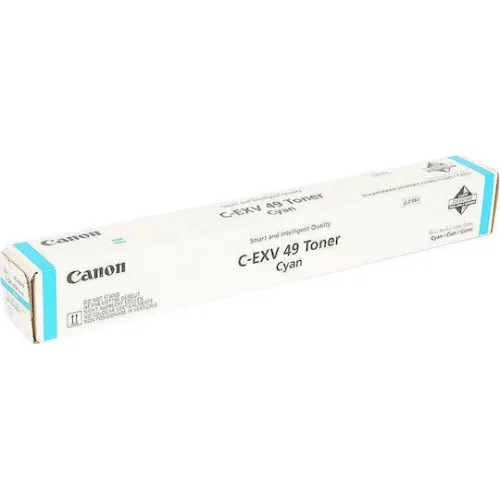 Canon C-EXV49C Γνήσιο Toner Laser Εκτυπωτή Κυανό 19000 Σελίδων (8525B002)