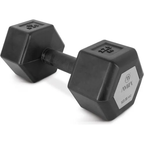 AMILA Βαράκι Εξάγωνο Λαστιχένιο 1 x 12.5kg