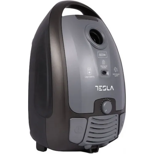 Tesla BG302EU Ηλεκτρική Σκούπα 800W με Σακούλα 3.5lt Γκρι