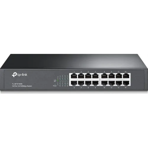 TP-LINK TL-SF1016DS v4 Unmanaged L2 Switch με 16 Θύρες Ethernet