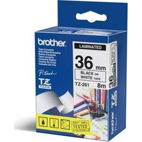 Brother Ταινία Ετικετογράφου 8m x 36mm σε Λευκό Χρώμα