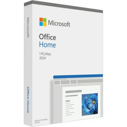 Microsoft Office Home 2024 συμβατό με Mac/Windows για 1 Χρήστη EuroZone Medialess