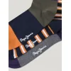 Pepe Jeans Ανδρικές Κάλτσες με Σχέδια Μπλε 3Pack