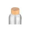 Estia Bamboo Essentials Μπουκάλι Νερού Γυάλινο με Βιδωτό Καπάκι Διάφανο 1000ml