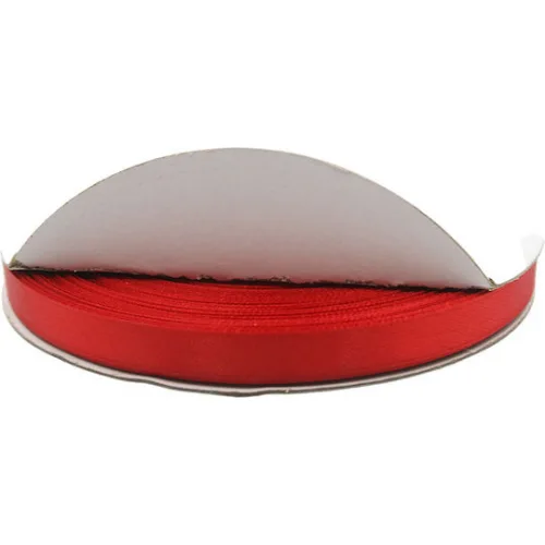 Κορδελα Σατεν Διπλης Οψεως 10mm Χρωμα Κοκκινο 50m 60-223