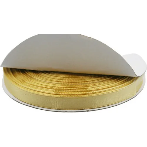 Κορδελα Σατεν Διπλης Οψεως 10mm Χρωμα Χρυσο 50m 60-222