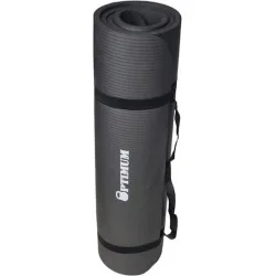 Optimum Στρώμα Γυμναστικής Yoga/Pilates Μαύρο (183x61x1.5cm)