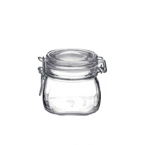 Bormioli Rocco Fido Βάζο Γενικής Χρήσης με Αεροστεγές Καπάκι Γυάλινο Διάφανο 125ml