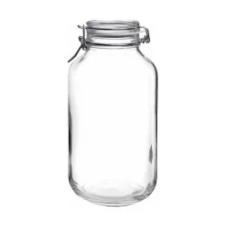 Bormioli Rocco Fido Βάζο Γενικής Χρήσης με Αεροστεγές Καπάκι Γυάλινο Διάφανο 2000ml