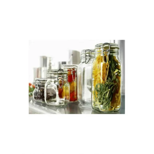 Bormioli Rocco Fido Βάζο Γενικής Χρήσης με Αεροστεγές Καπάκι Γυάλινο Διάφανο 1500ml