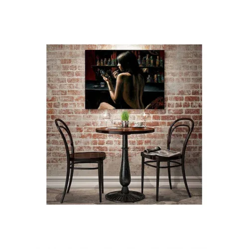 Με Γυναίκα Πίνακας σε Καμβά 80x120cm