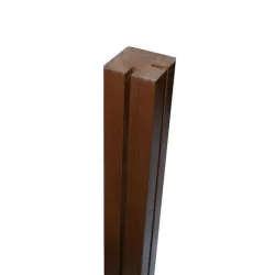 Showood Κολώνα για Περίφραξη Κήπου Γωνία από Ξύλο 240x7x7εκ.