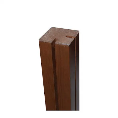 Showood Κολώνα για Περίφραξη Κήπου Γωνία από Ξύλο 240x7x7εκ.