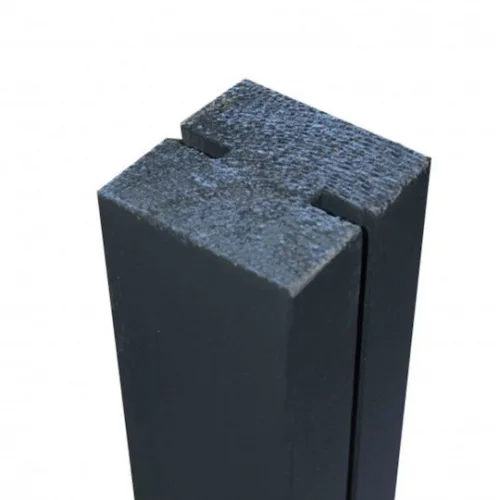 Showood Κολώνα για Περίφραξη Κήπου Ενδιάμεση για PP Καφασωτά από Ξύλο 240x7x7εκ.