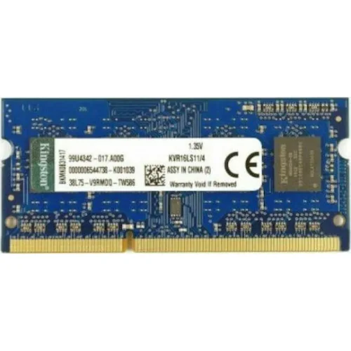 Kingston DDR3 με Module 1x4GB και Ταχύτητα 1600 για Laptop