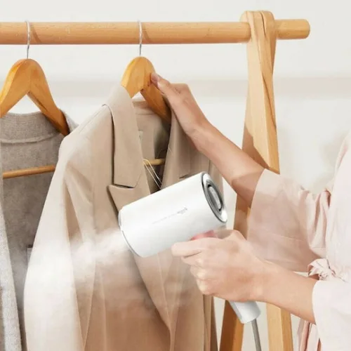 Deerma Ατμοκαθαριστής Ρούχων Χειρός 1000W με Δοχείο 110ml Λευκός