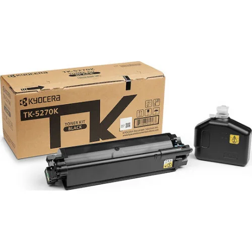 Kyocera TK-5270K Γνήσιο Toner Laser Εκτυπωτή Μαύρο 8000 Σελίδων (1T02TV0NL0)