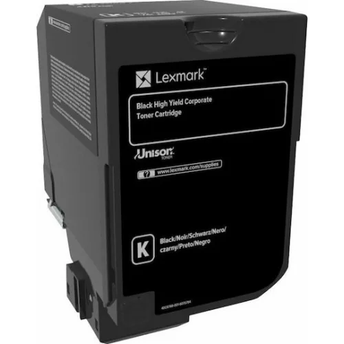 Lexmark 74C2HKE Γνήσιο Toner Laser Εκτυπωτή Μαύρο High Yield 20000 Σελίδων 74C2HKE