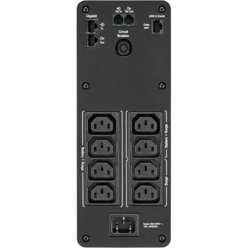 APC Back UPS Pro 1600 Line-Interactive 1600VA 960W με 6 IEC Πρίζες